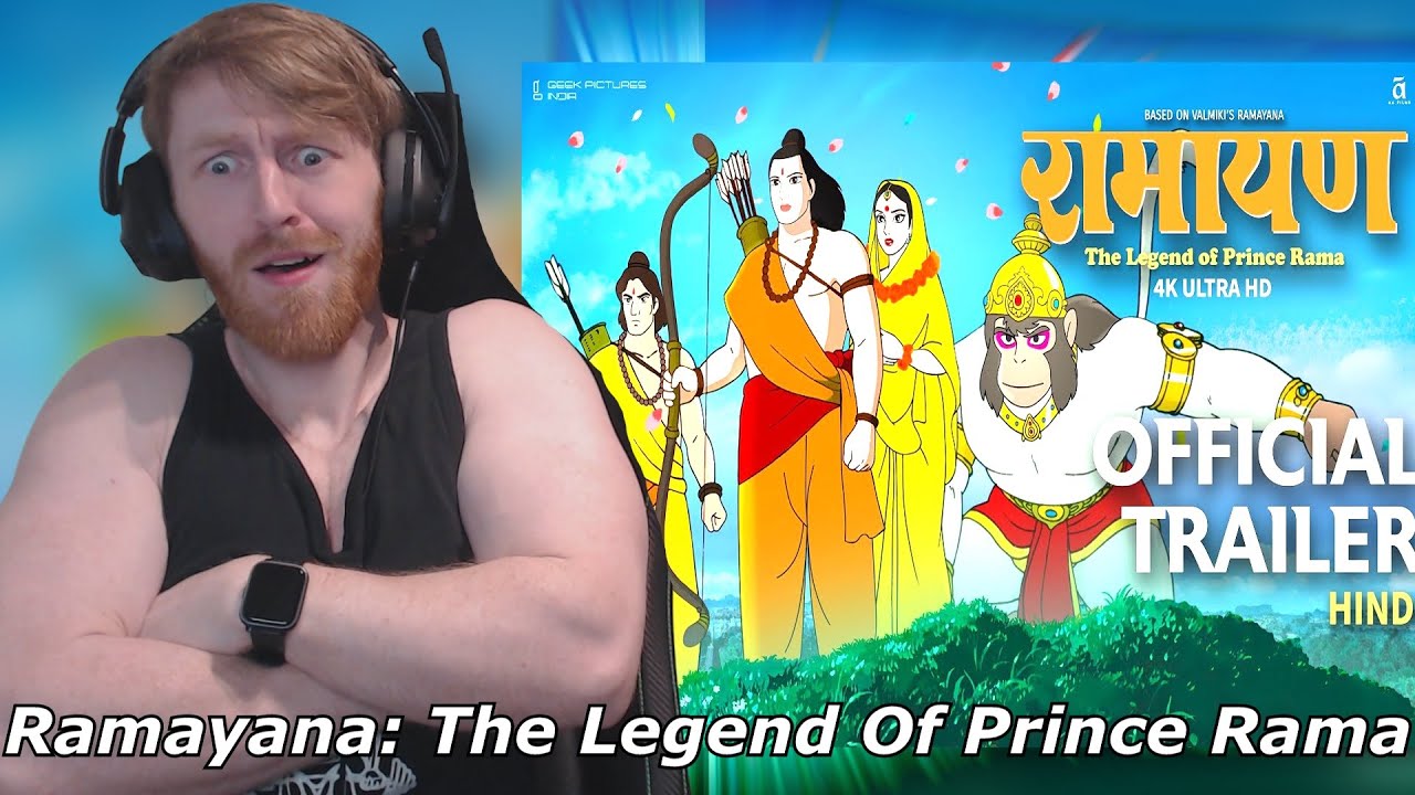 Ramayana: The Legend Of Prince Rama | Official Trailer • Reaction By Foreigner