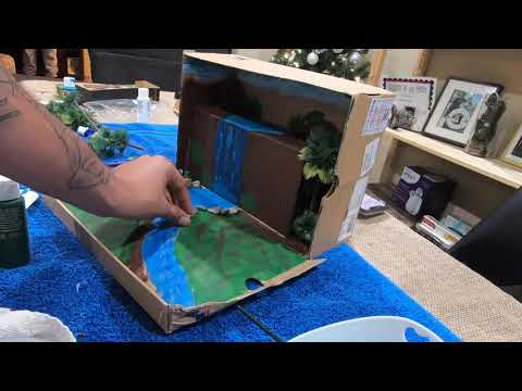 Rainforest Diorama school project [how to]