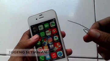 how to insert / remove sim card in iphone 4