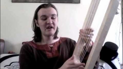 Anglo-Saxon poem "Deor" with Lyre
