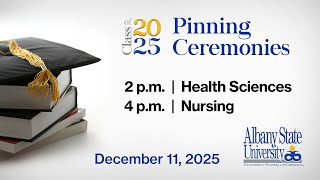 Fall 2025 Health Sciences and Nursing Pinning Ceremony