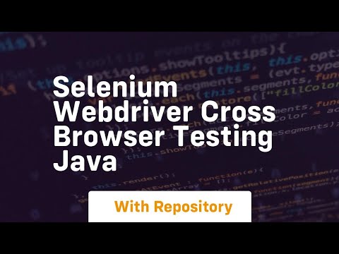 selenium webdriver cross