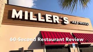 Miller’s Ale House: 60-Second Restaurant Review #restaurant #sportsbar
