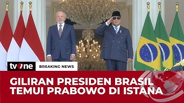 [BREAKING NEWS] Prabowo Sambut Kedatangan Presiden Brasil di Istana | tvOne