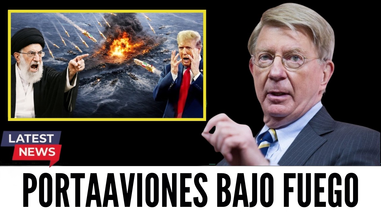 Irán lanza ataque masivo con misiles contra portaaviones de EE. UU., la Marina responde