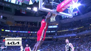 Pelicans Stat Leader Highlights: Zion Williamson with 23 points vs. Milwaukee Bucks 1\/27\/24