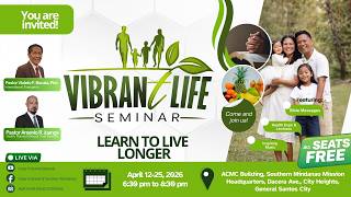 VIBRANT LIFE Family Seminar | April 24, 2026
