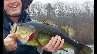 Catch large mouth bass in the thick nasty weeds.