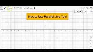 How to Draw Parallel Lines in GeoGebra (Step-by-Step Tutorial)|Construct Parallel Line (Easiest Way)