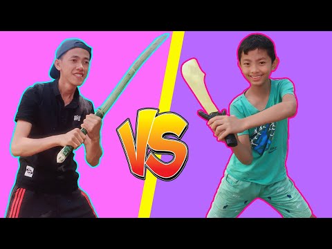 Video Đại Chiến K.I.Ế.M Tre Nhà Nghèo 0K vs K.I.Ế.M Nhà Giàu... - youtube