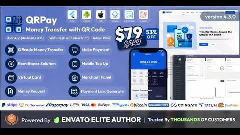 How to Develop a QRPay Webapp and Mobile App, Money Transfer with QR Code & Payment Gateway Solution