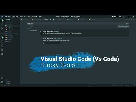 Scope tracking made easy in Vs Code with New Feature - Sticky Scroll #shorts