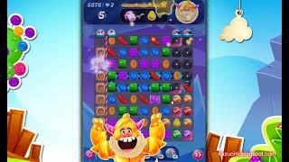 Candy Crush Saga Level 6876 * Never paid for Boosters Gameplay