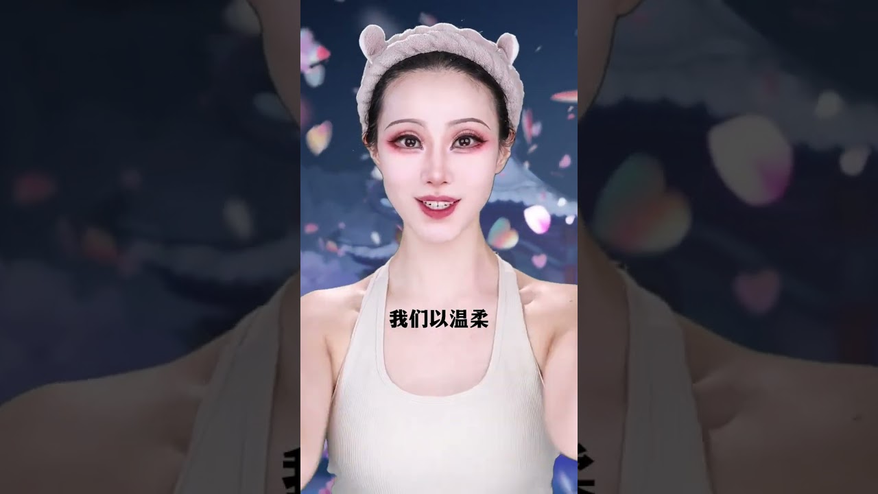 命定之人，会从桥的那头奔向你#是初九啊 #makeup #仿妆 #shorts