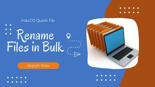 Rename Files In Bulk With Finder