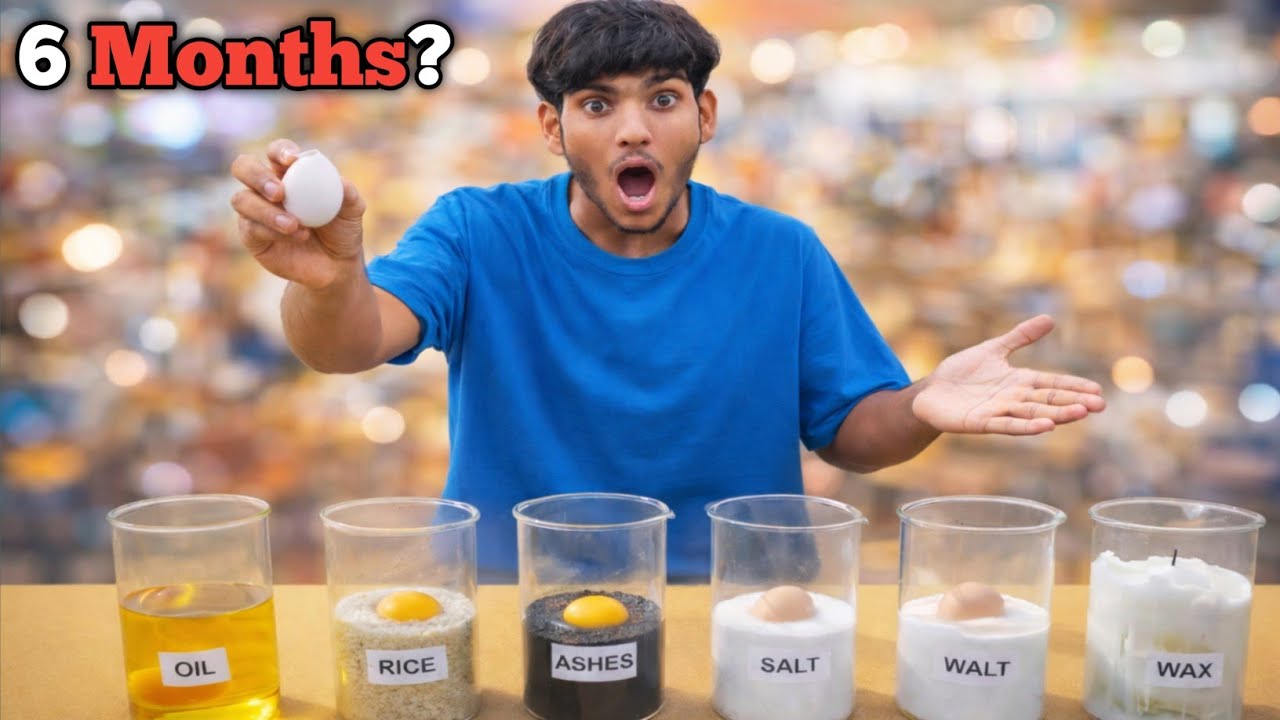 Can an Egg Survive 6 Months🥚? (Real Experiment) | Egg Preserved for 6 Months 😳