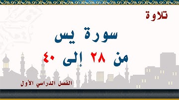 سورة يس من 28 إلى 40