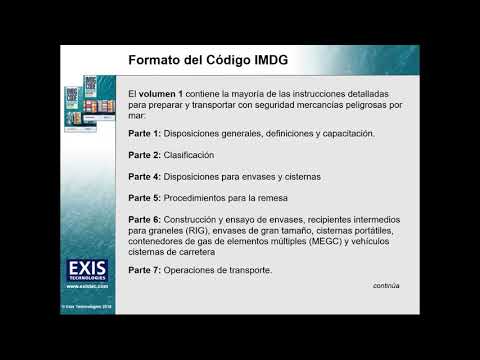 Video: ¿Qué es el artículo según el código IMDG?