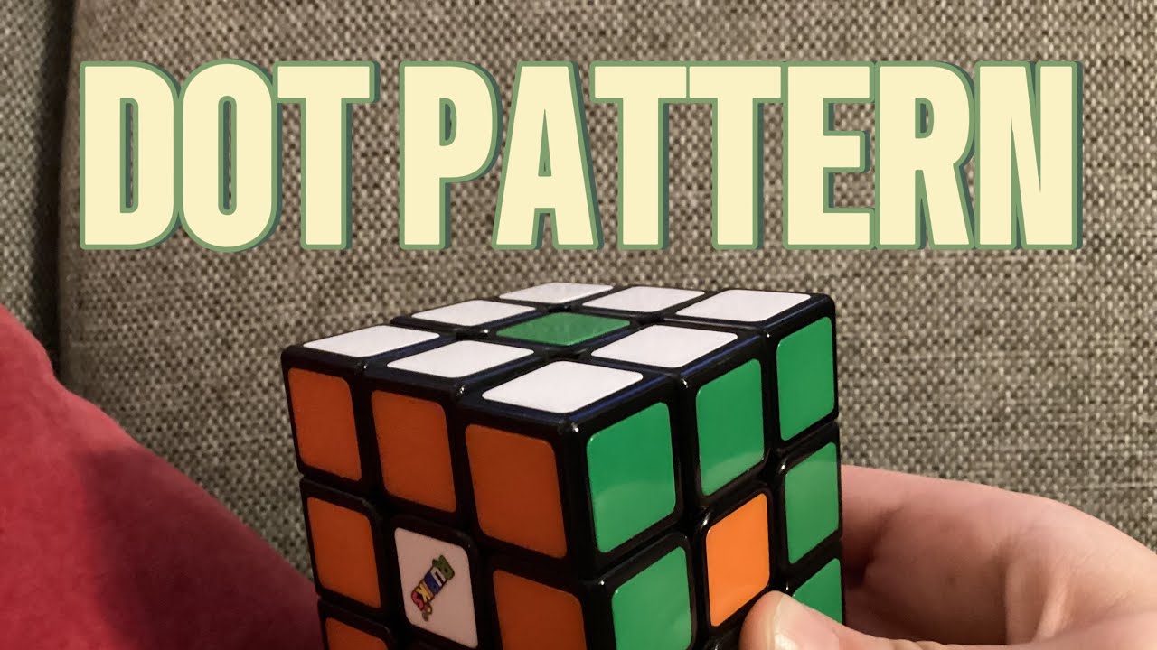 How to make the dot pattern on a 3x3 - YouTube