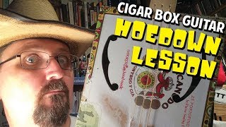 The Hoedown Exercise for 3 String Cigar Box Guitar by Shane Speal