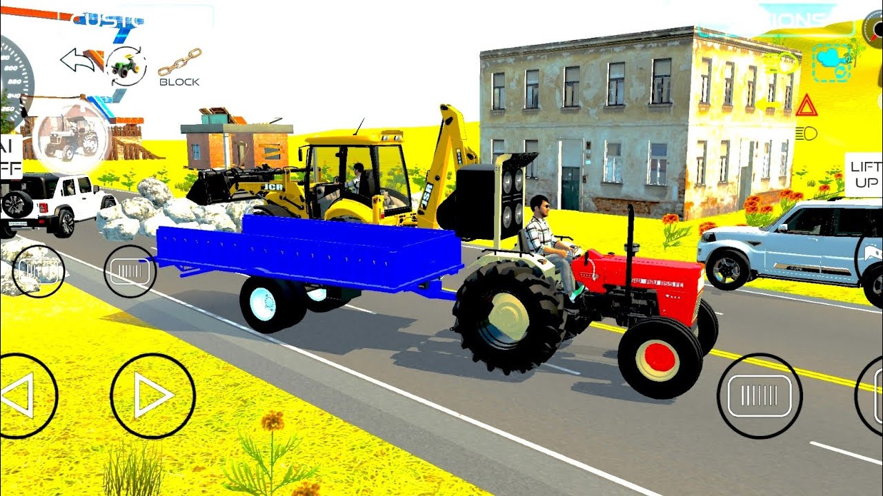 Tractor Game Trailer Loading Challenge | Indian Tractor Driving Gameplay