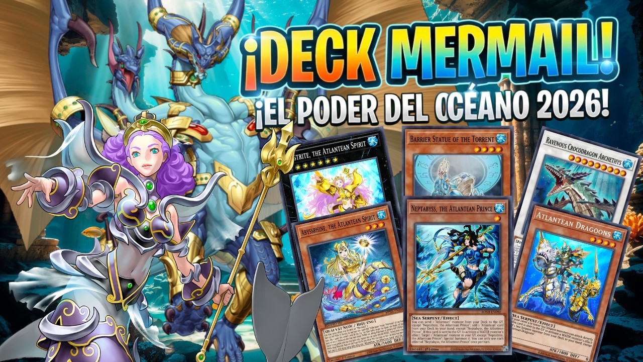 Mermail Support COMO USAR MERMAIL ATLANTEAN EN MASTER DUEL. - YouTube