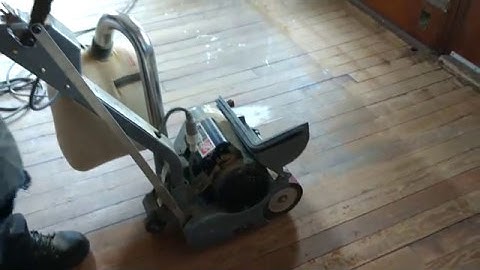 Home Depot Drum type Floor Sander rental