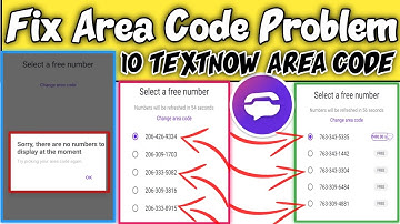 How to fix TextNow area code Problem | Top 10 Working TextNow Area Code | By Shahid Tricker