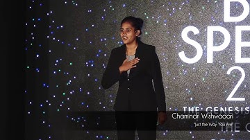 Chamindri Wishwadari - "Just The Way You Are" - Best Speaker 2016