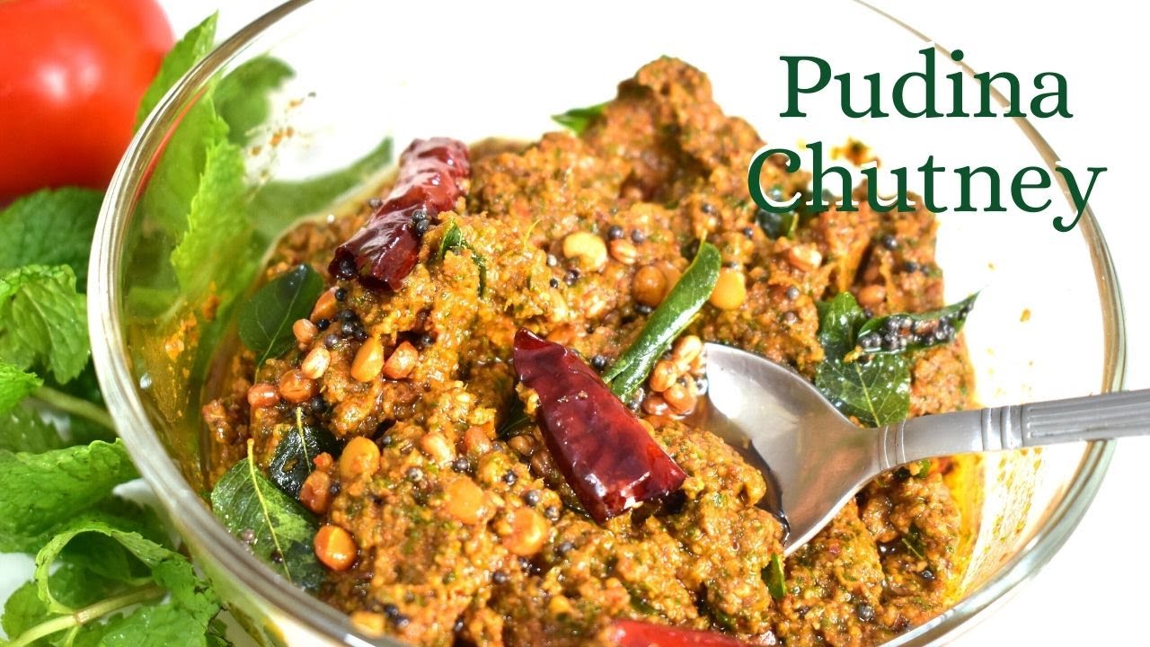 pudina pachadi in telugu pudina chutney పుదీనా పచ్చడి mint