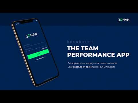 De JOHAN Team Performance app (NL)