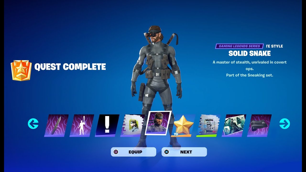 Fortnite: How to Unlock Solid Snake (UPDATED) - Cultured Vultures
