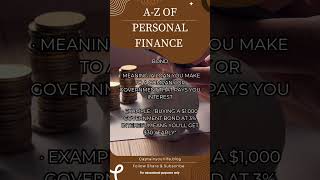 A-Z of Finance Knowledge Series#viral #shorts  #personalfinancecanada #budgetingtips#money #finance