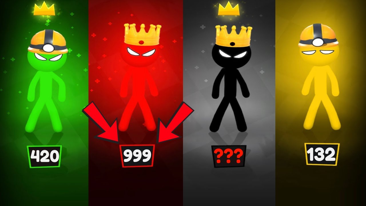 Stickman Party - Tournament Mode 1234 Player Random | Gameplay Walkthrough Part 73 MiniGames Update