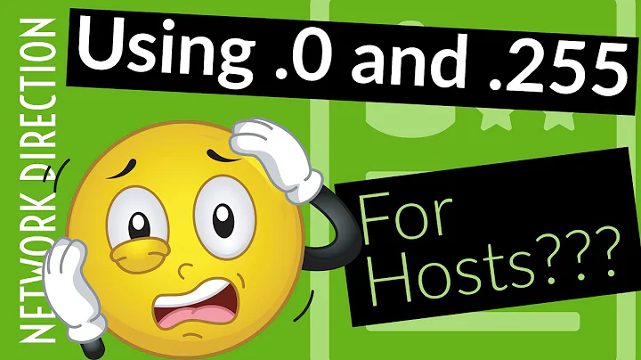 Using .0 and .255 as Host IP's | Network Direction