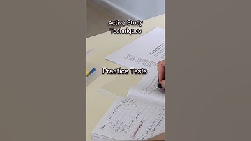 Practice tests - an active studying technique beats re-reading. #exam #student #studytips #shorts