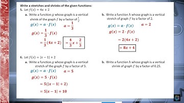 A2 1 2 Transformations of Linear   Absolute Value Functions 6