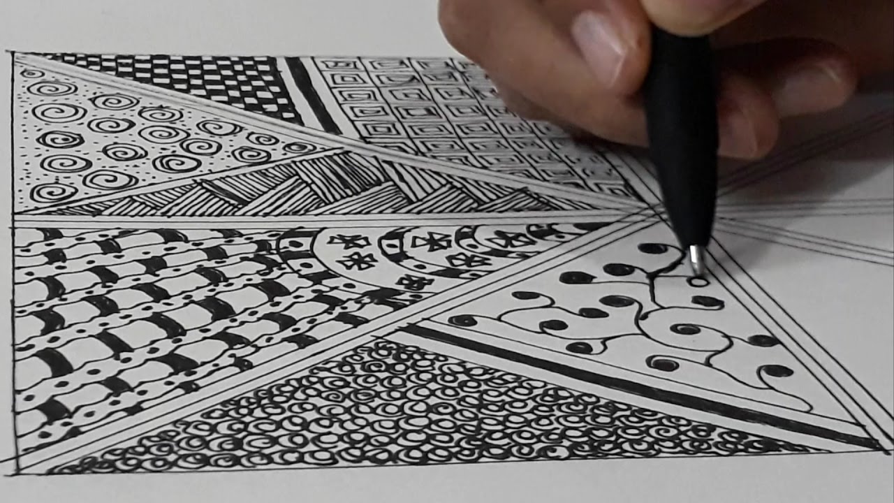 How To Draw Zentangle Patterns