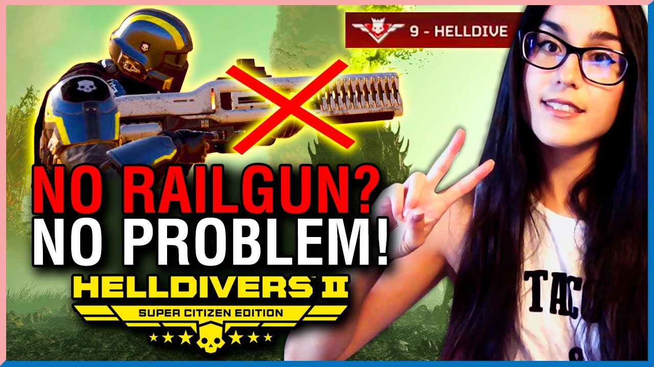 NO RAILGUN? 🤔 NO PROBLEM! 🤗 | HELLDIVE difficulty BUILD | HELLDIVERS 2 ...
