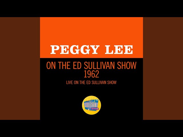 Manhattan (Live On The Ed Sullivan Show, November 4, 1962) - YouTube