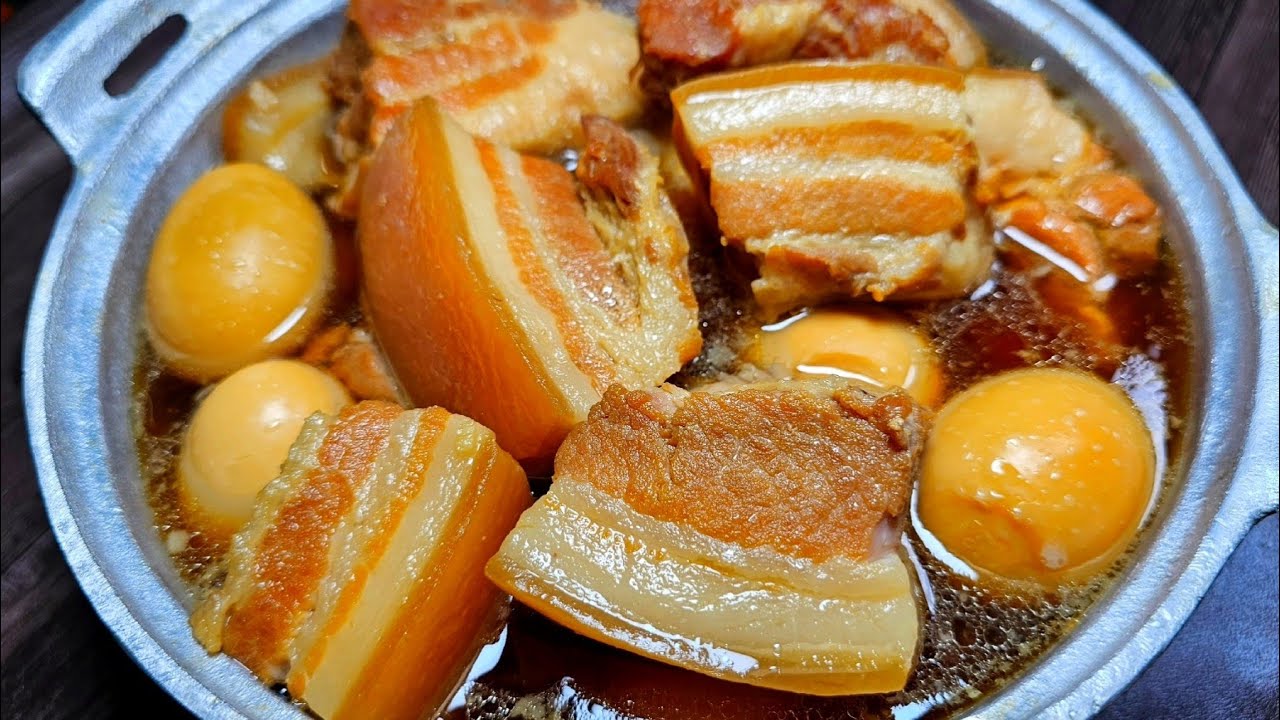 Hướng dẫn Cách nấu thịt hộp – Cách nấu THỊT KHO TÀU – thịt kho rịu với hột vịt không đục nước thịt kho mềm  – món ngon ngày tết