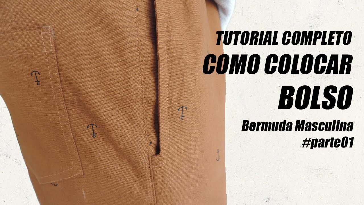 РУКОВОДСТВО ПО УСТАНОВКЕ КАРМАНА НА МУЖСКИХ ШОРТАХ - #ЧАСТЬ01