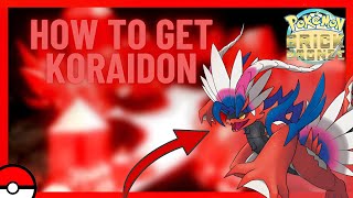 How To Get Koraidon Pokemon Brick Bronze