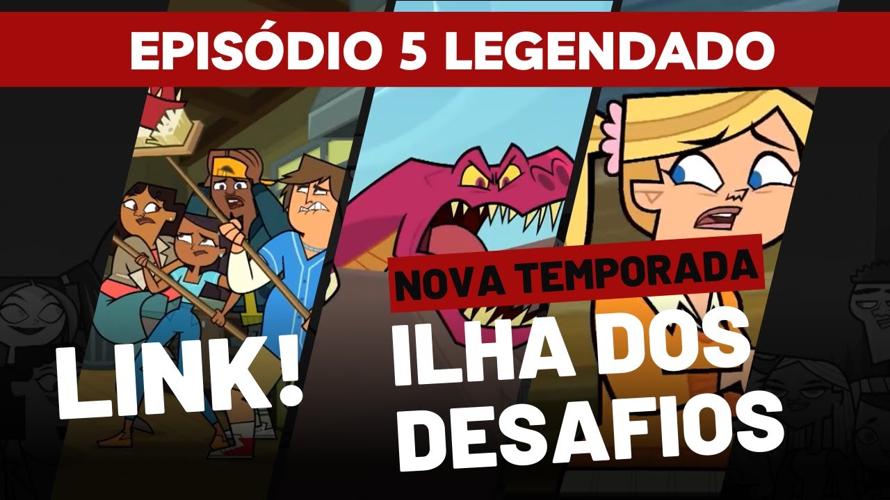 ILHA DOS DESAFIOS: Galera Bolada 1  Episódio Completo HD (S1 Ep.1) - Total  Drama 