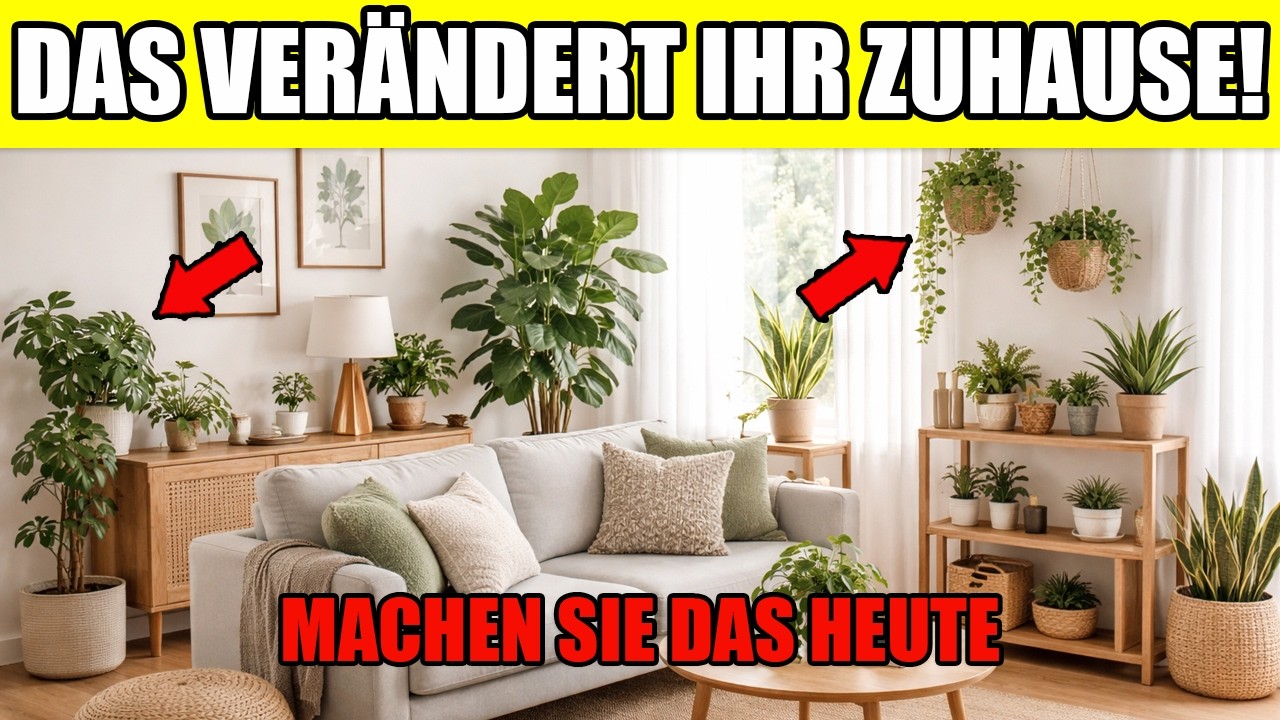 HÖREN SIE AUF FALSCH ZU DEKORIEREN! VERWENDEN SIE PFLANZEN RICHTIG!