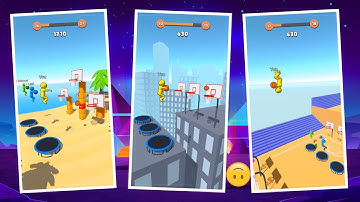 JUMP DUNK 3D GAMEPLAY WALKTHROUGH #1 | LEVEL 1-30