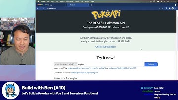 Build with Ben: Building a Pokedex with Vue 3, Vite and Serverless Functions