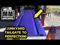 How to Fix Dents and Paint a Junkyard Ford Tailgate | 1995 Ford F150