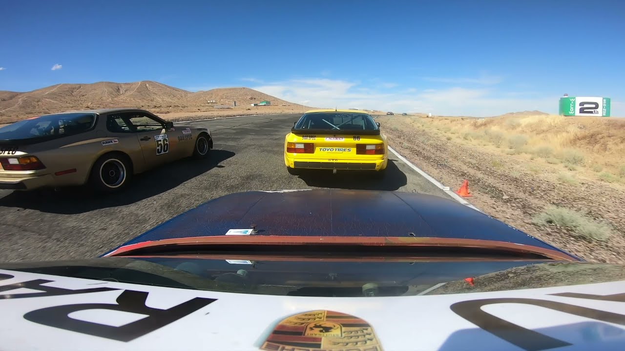 944 Spec Race Willow Springs May 2021 - fighting from last place again