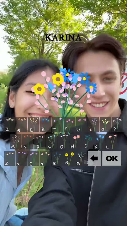 Flowers by your name filter 💐😅